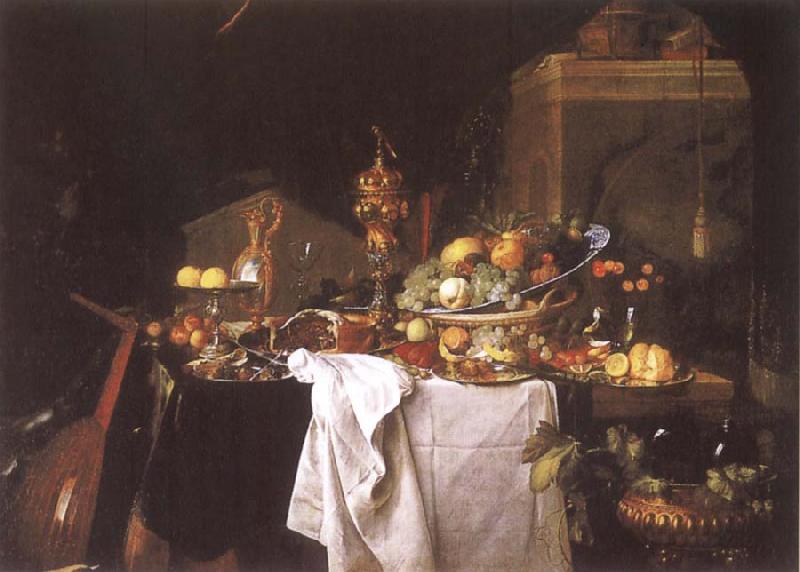Jan Davidz de Heem Still-life with Dessert Germany oil painting art